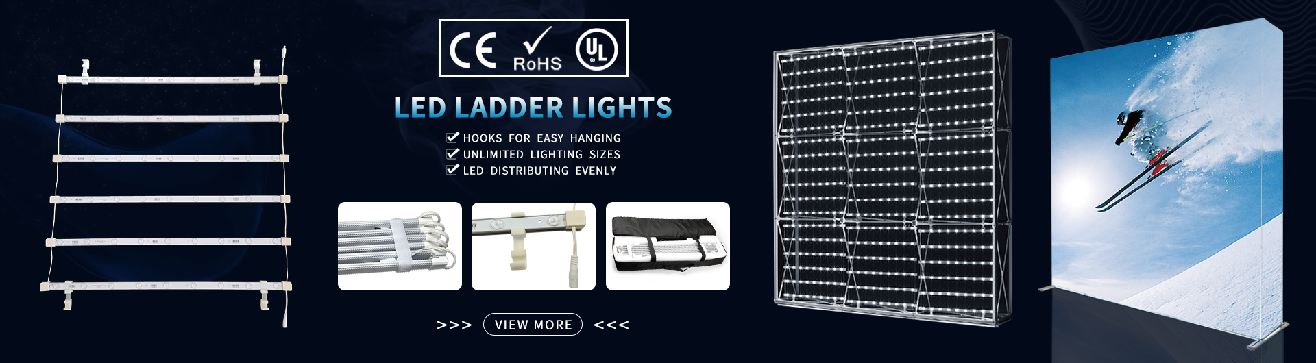 LED ladder light, LED lattice light, LED curtain, LED