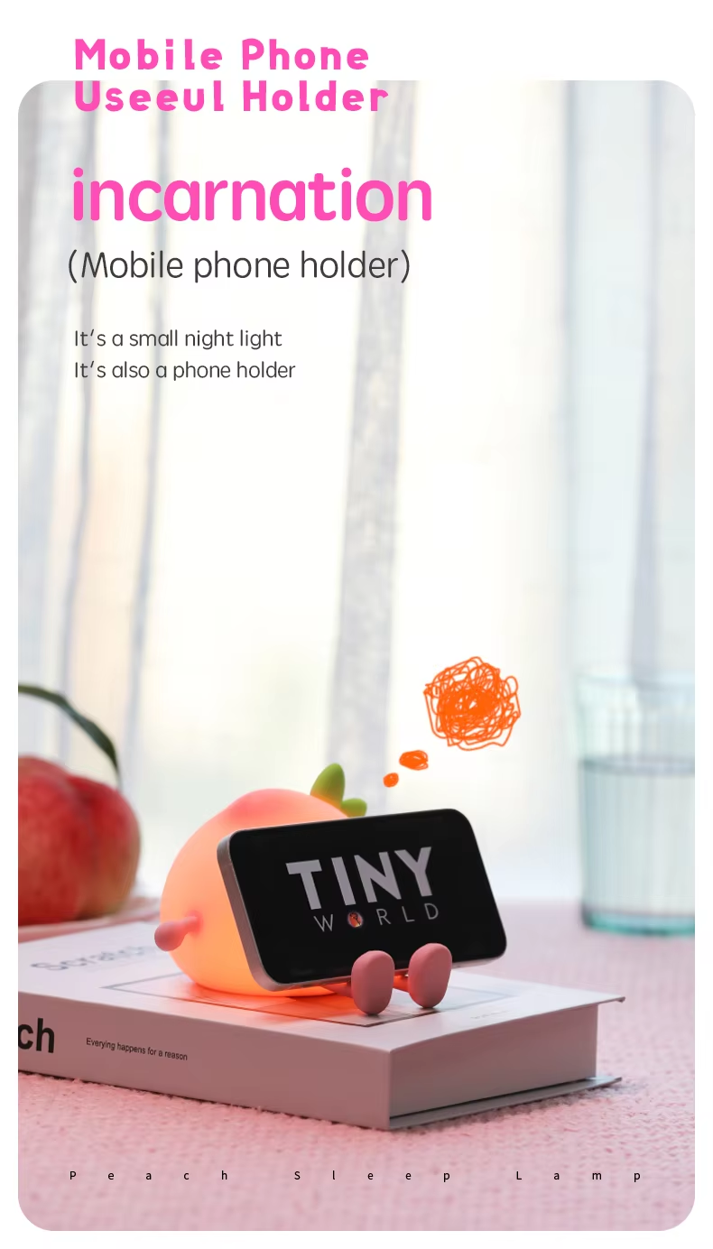 Colorful LED Peach Lamp 5.png