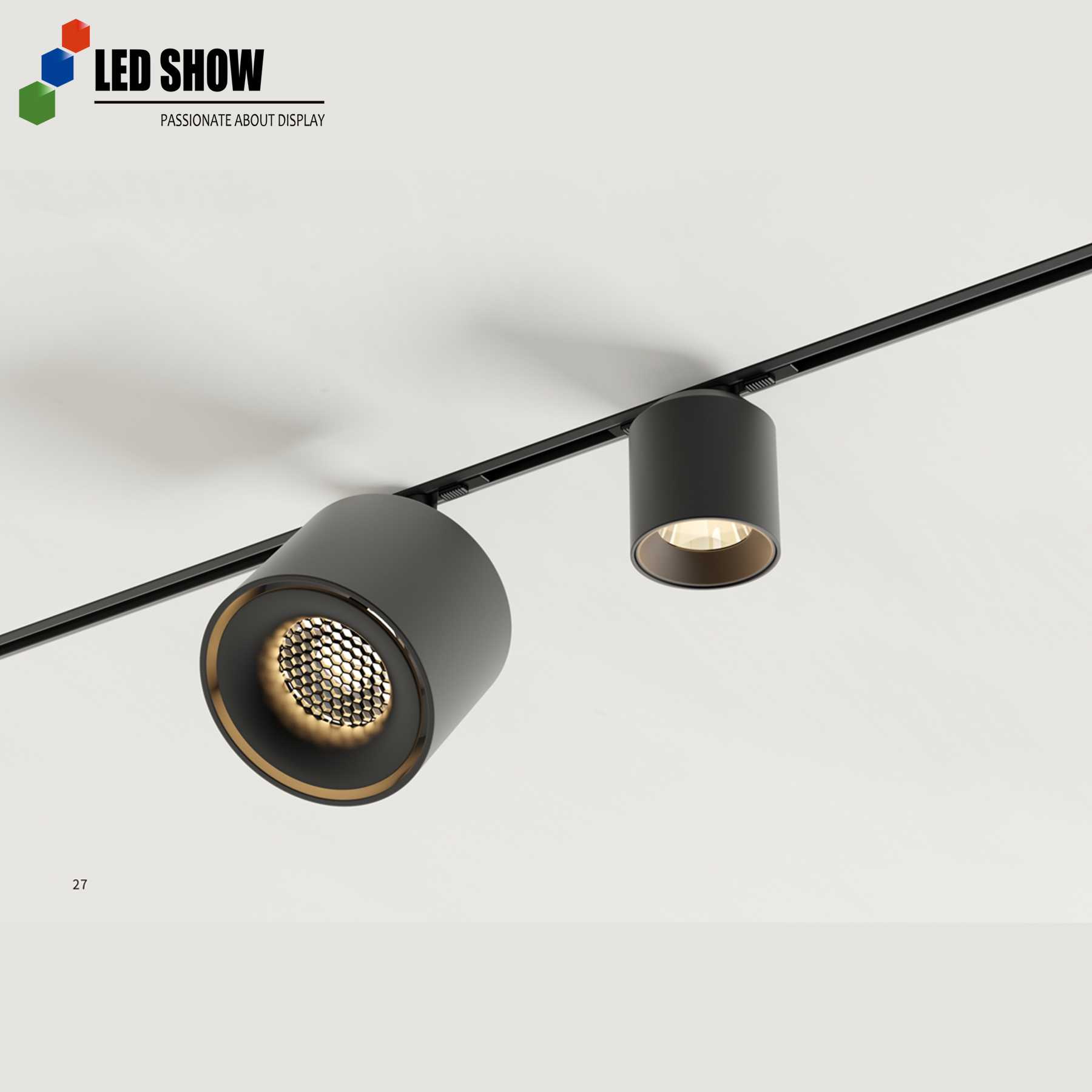 ML Series Adjustable Beam Track Lights 5W-7W 48V 24/36 Beam Angle 3000K/4000K/5000K Optional Honeycomb Anti-Glare Commercial Spo