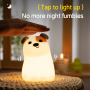 Kawaii Silicone Puppy Night Lamp