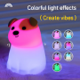 Kawaii Silicone Puppy Night Lamp