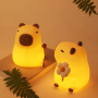 Silicone Capybara Colorful Night Light