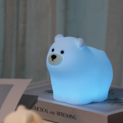 RGB Bear Night Lamp with Touch Sensor
