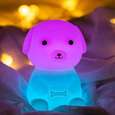 RGB Puppy Touch Lamp with Timer