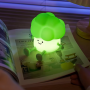 Broccoli-Shaped Adjustable Brightness Bedside Lamp