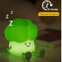Broccoli-Shaped Adjustable Brightness Bedside Lamp