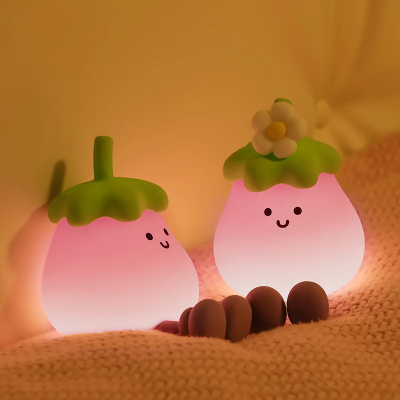 Home Decor Eggplant Night Light
