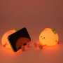 Peach-Shaped Silicone Night Light