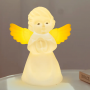 Rechargeable Touch Multicolor Dimming Angel Night Light