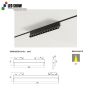ML-GLSF Series High-Efficiency Track Garment LED Light 7W/10W 48V Ultra-Slim Design 3000K/4000K/5000K CCT Optional