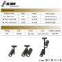 ML-PST Series Professional Track Spotlights 7W/14W 48V Adjustable Beam Angle 24°/36° Commercial Lighting 3000K/4000K/5000K