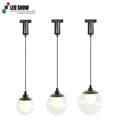 ML-MOONP & SUNP Series 360° Full Beam Pendant Track Lights 3W-5W 48V 1000mm Suspension Commercial Lighting