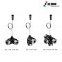 High-Flexibility LED Modular Track Light Accessories Kit | Multi-Directional Connectors, Adjustable Bases & TB System Compatible Parts | Customizable Options
